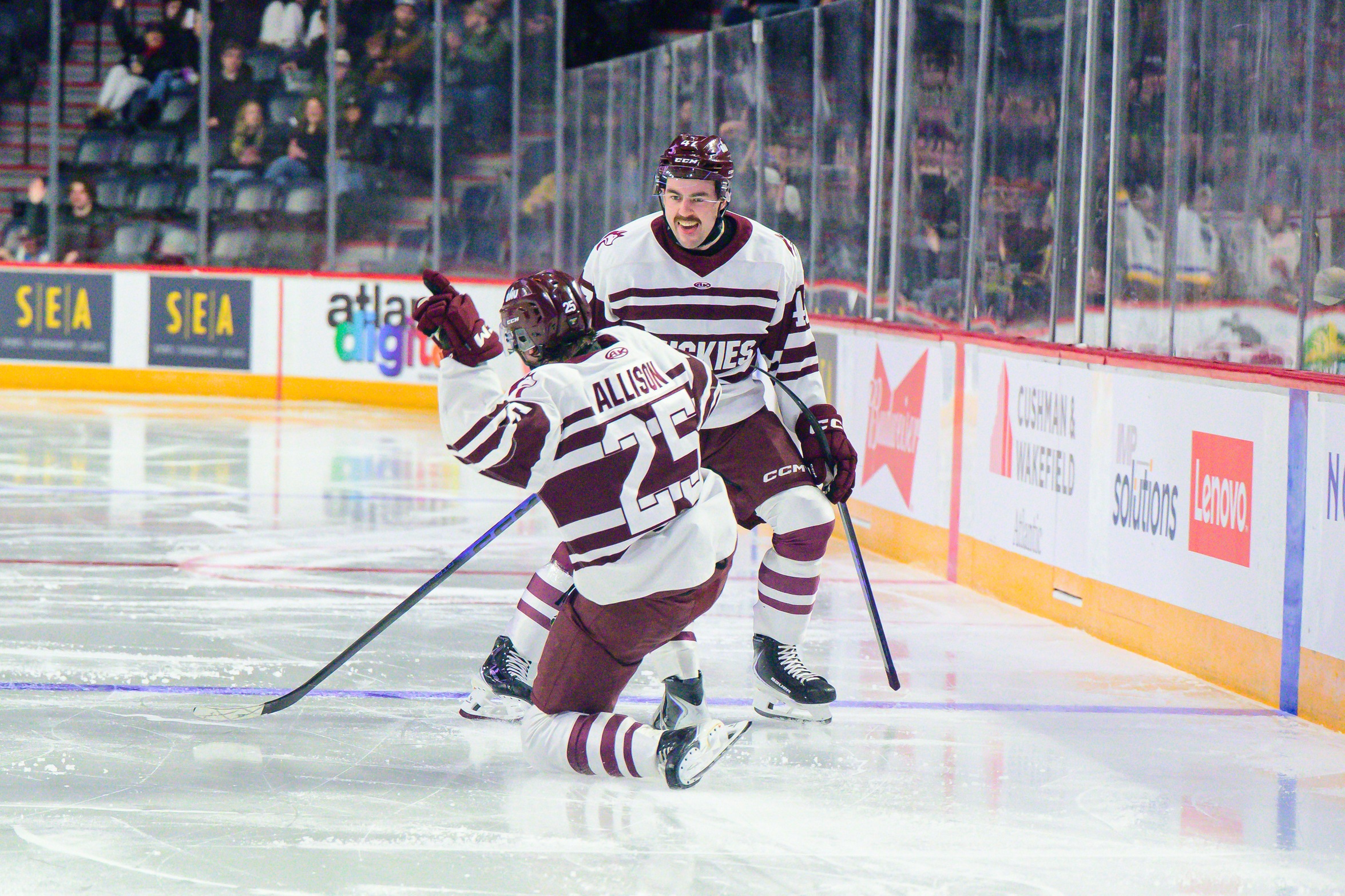 Saint Mary's bat la Saskatchewan en prolongation lors du deuxi&egrave;me quart de finale